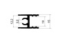 Профиль горизонтальный верхний MS210 Коньяк (A07)